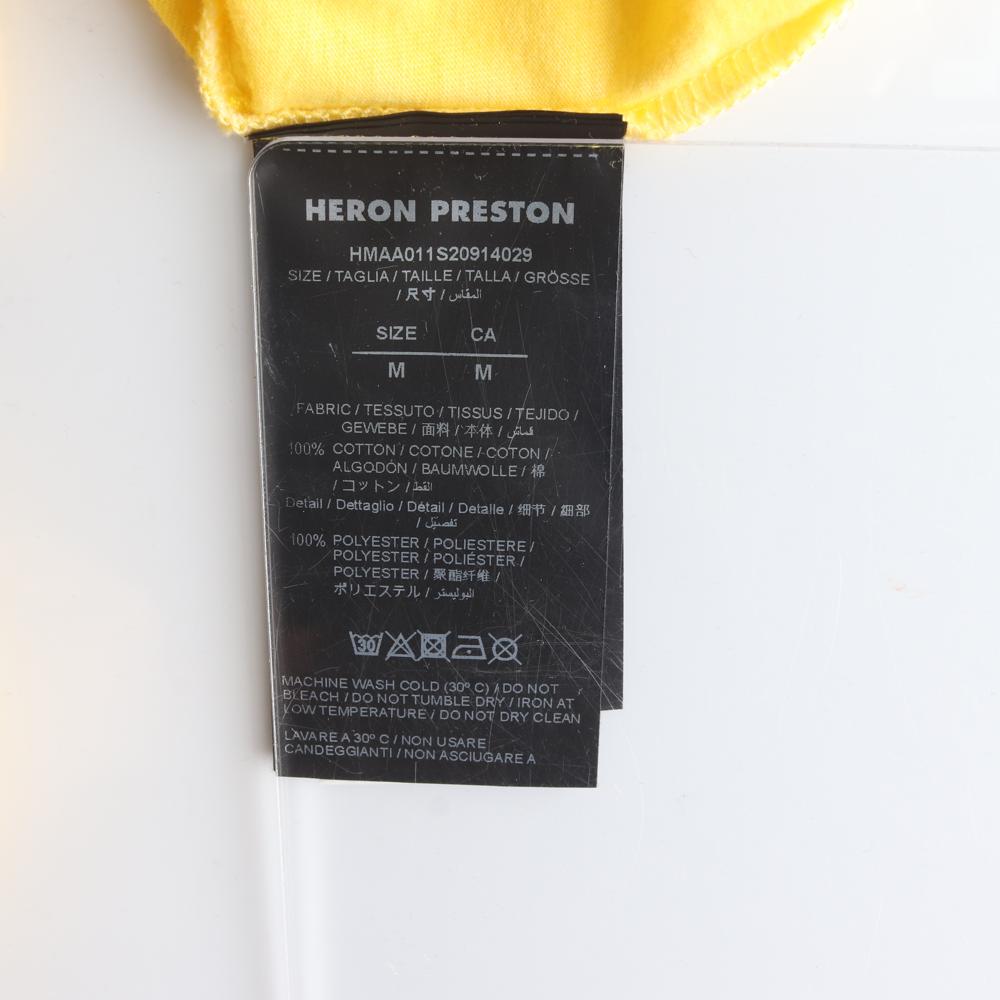 헤론 프레스톤 옐로우 반팔 라운드 티셔츠 이미지 5