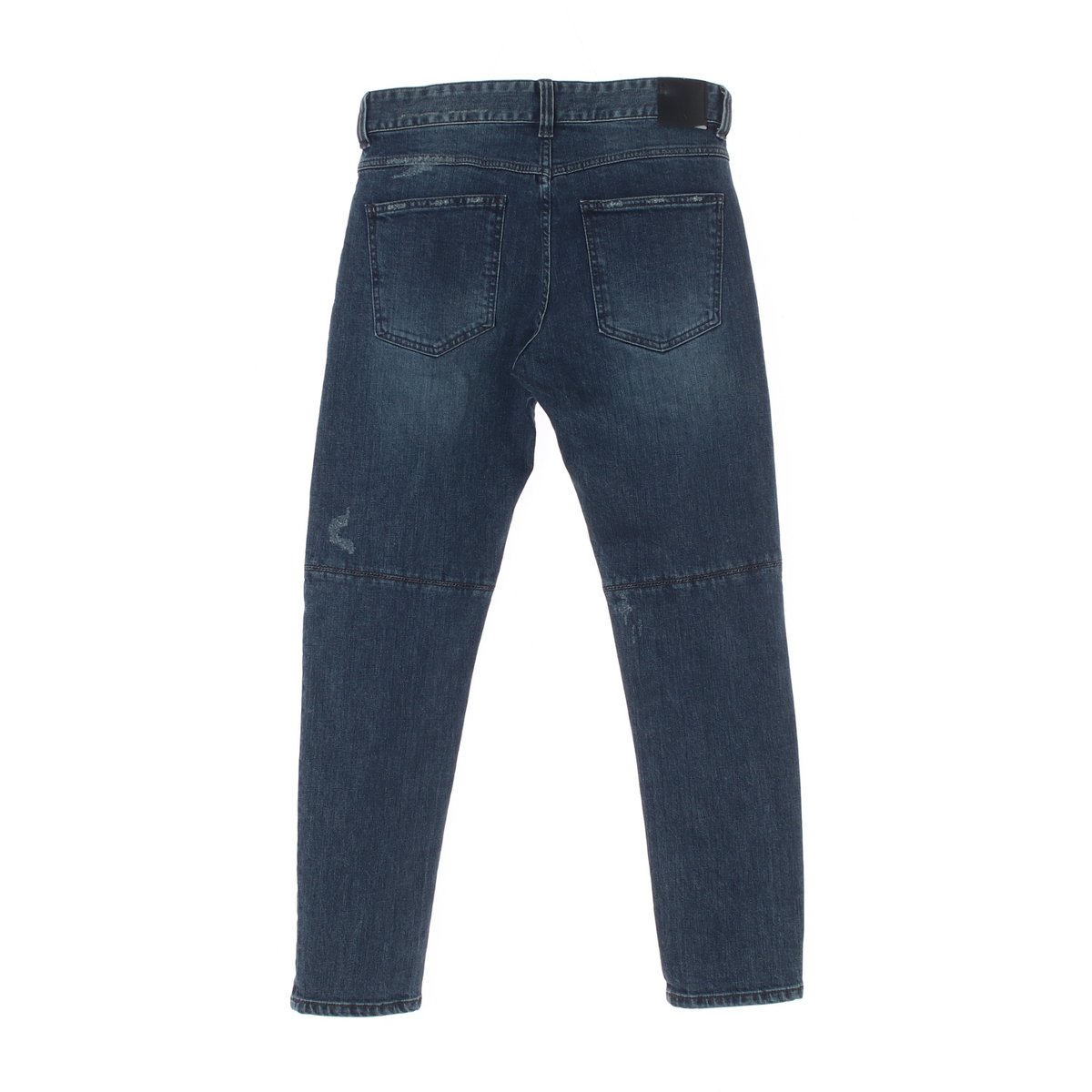 플랙 블루 데미지 데님 청바지 이미지 4