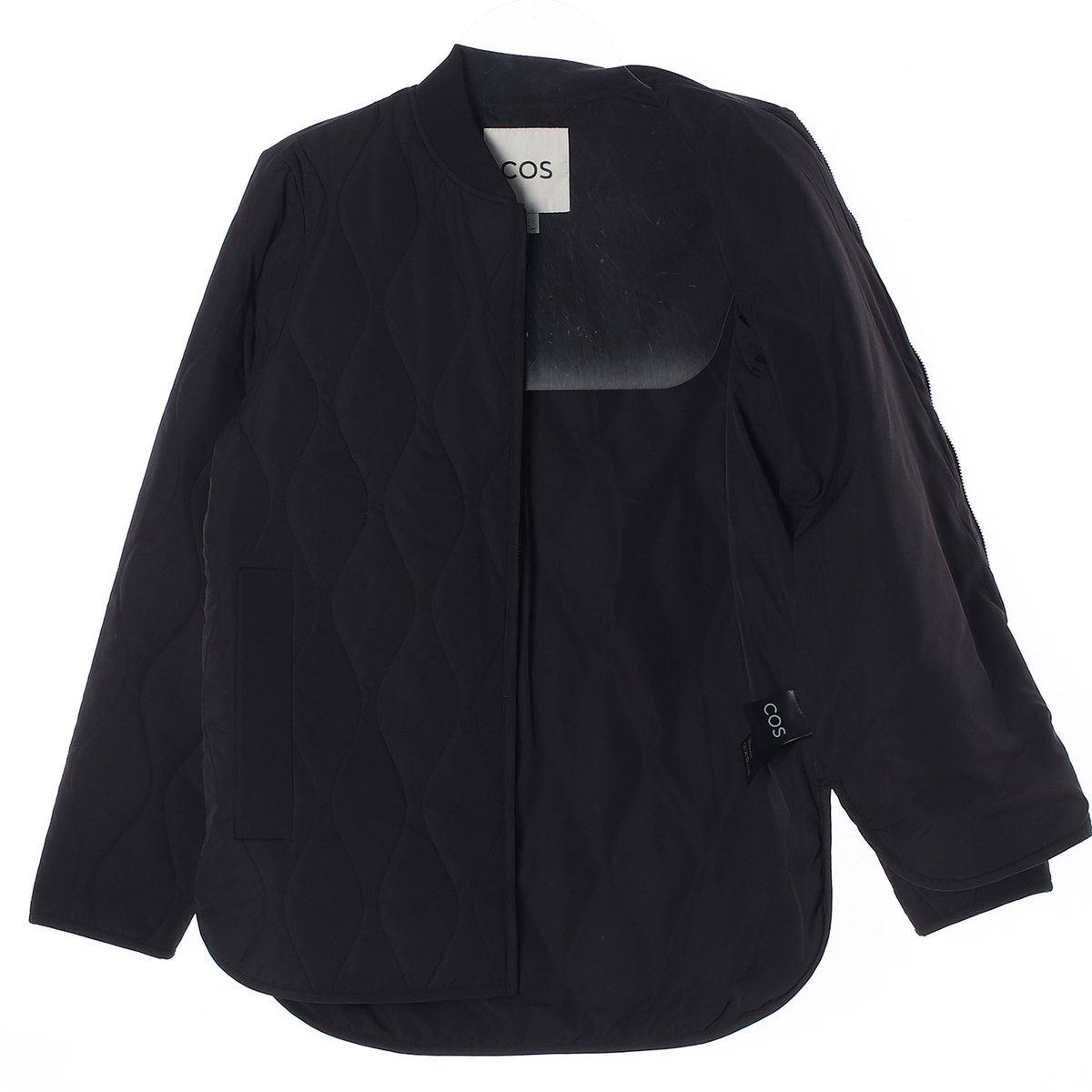 코스 블랙 퀼팅 경량 패딩 이미지 4