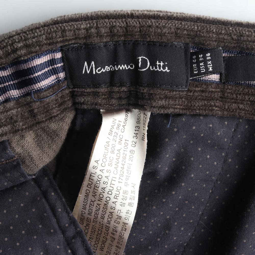 마시모두띠 브라운 코듀로이 골덴 바지 이미지 5