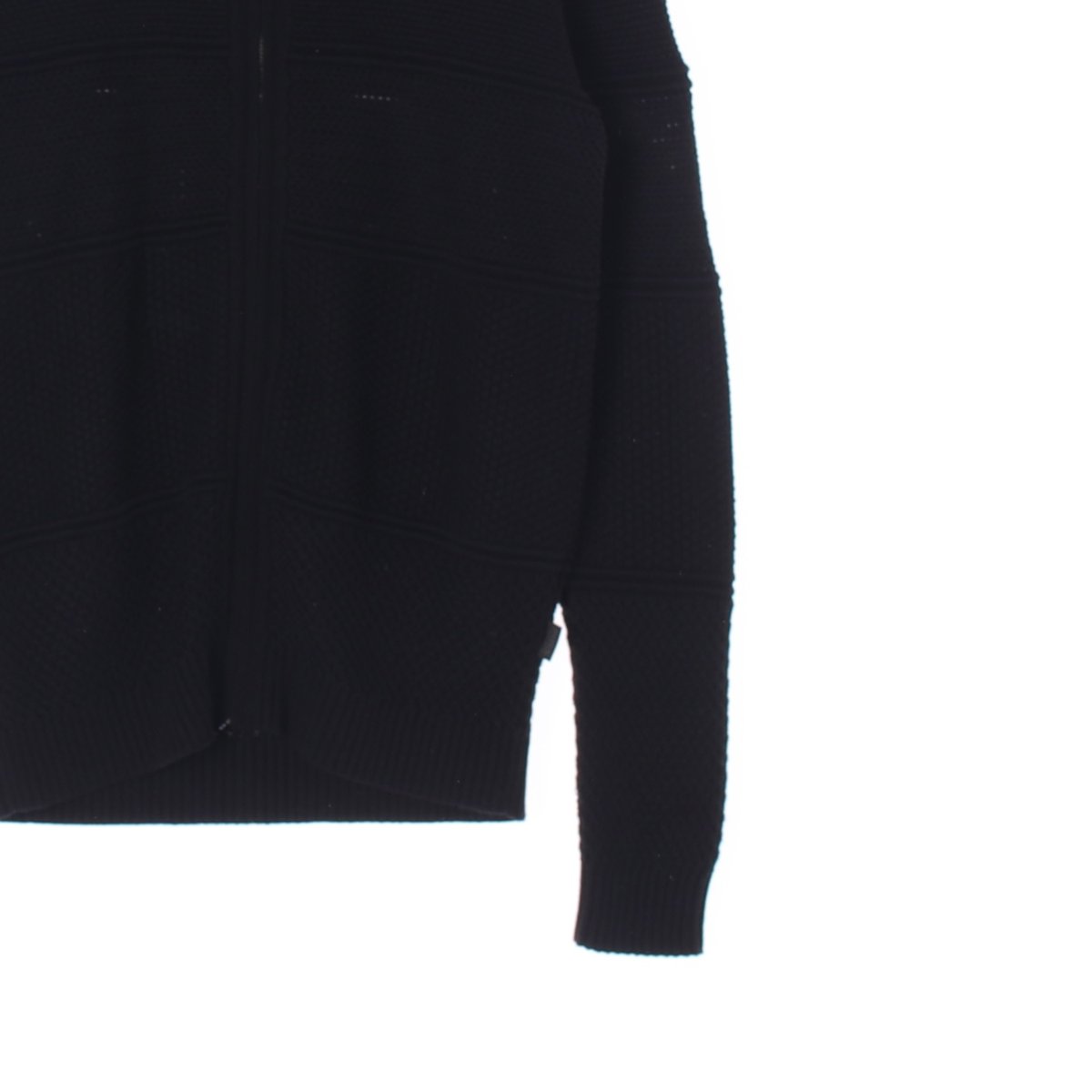 휴고 보스 블랙 모크넥 집업 가디건 재킷 이미지 3