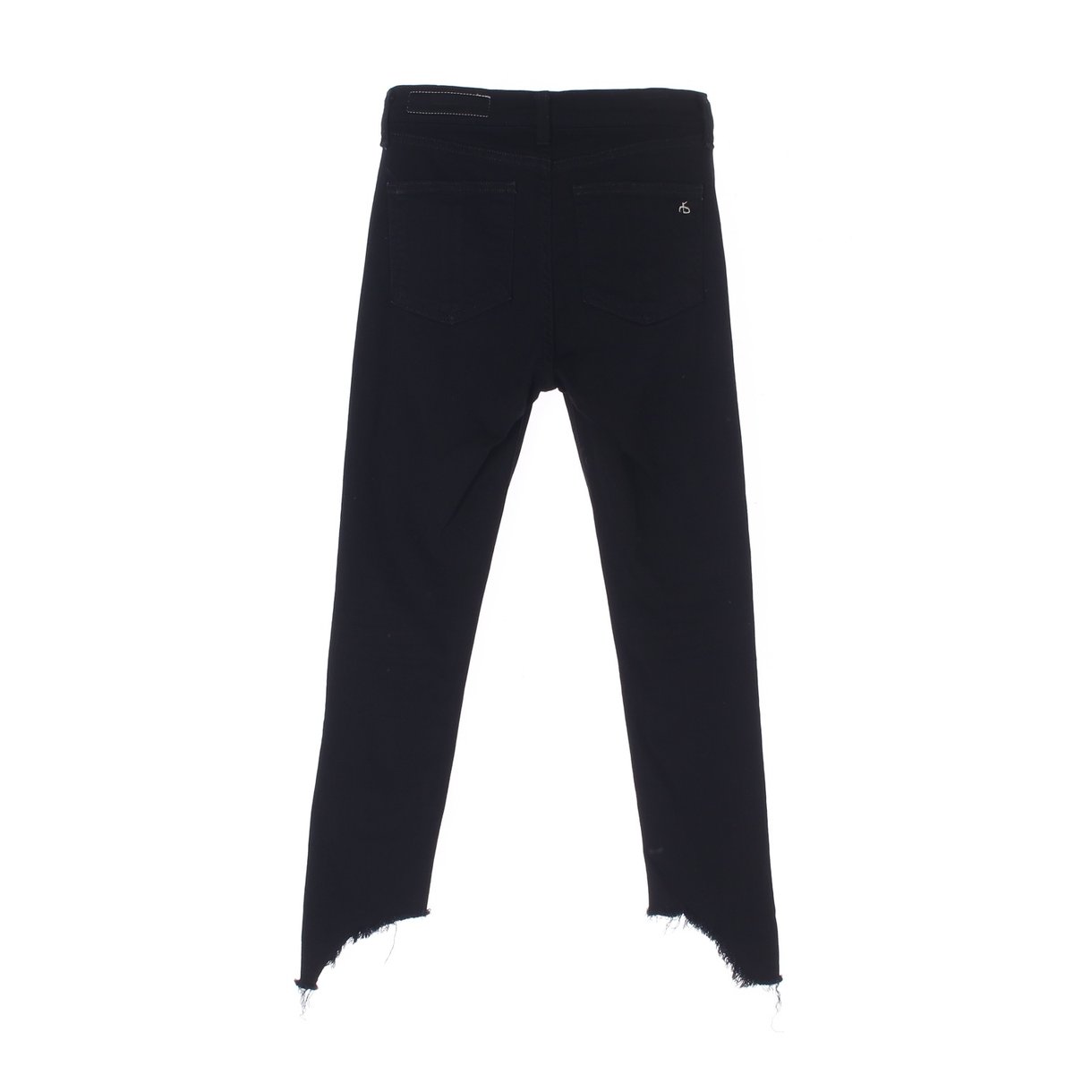 랙앤본 블랙 스키니핏 밑단 절개 데님 청바지 이미지 4