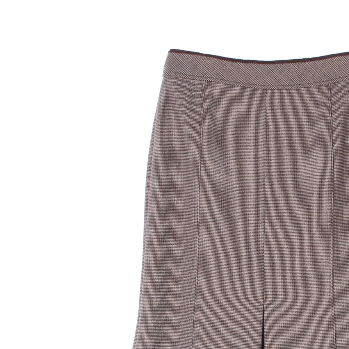 G-CUT지컷 잔체크 앞트임 롱스커트 이미지 2