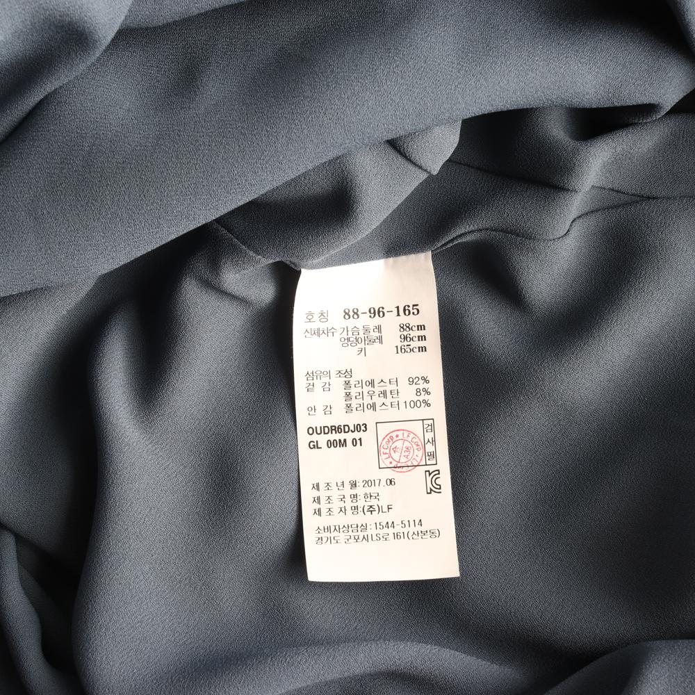 질스튜어트 블루 스웨이드 플레어 미디 원피스 이미지 7