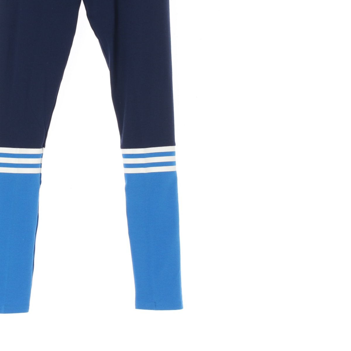 아디다스 블루 배색 레깅스 이미지 3
