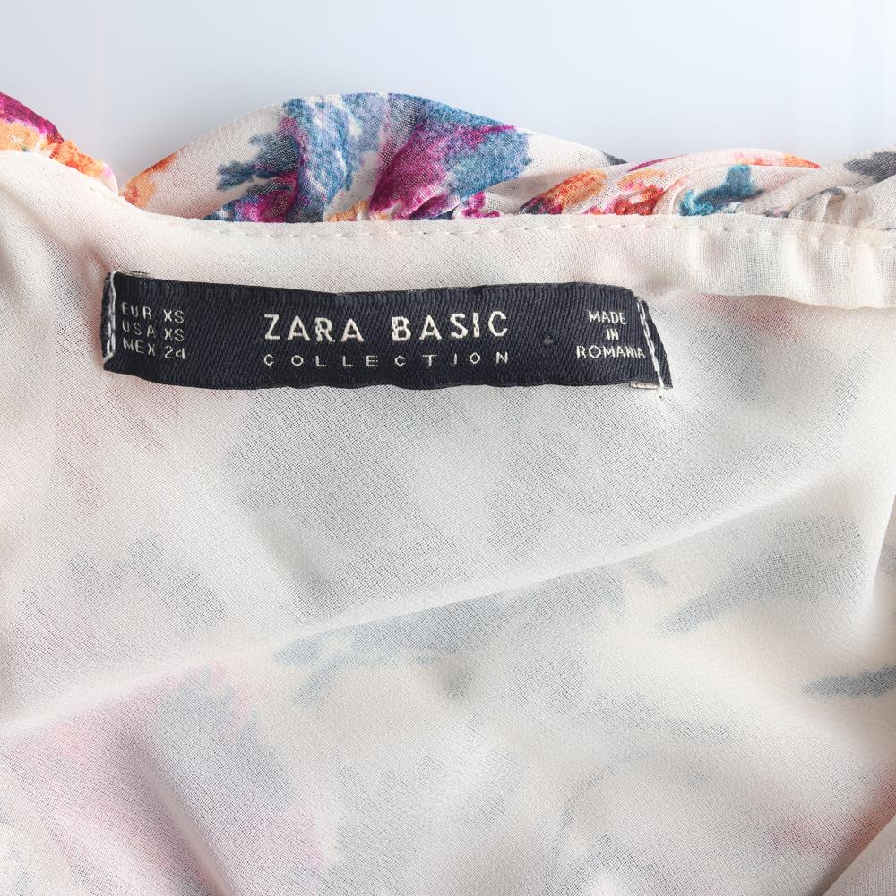 자라 플라워 뷔스티에 오버핏 롱원피스 이미지 5