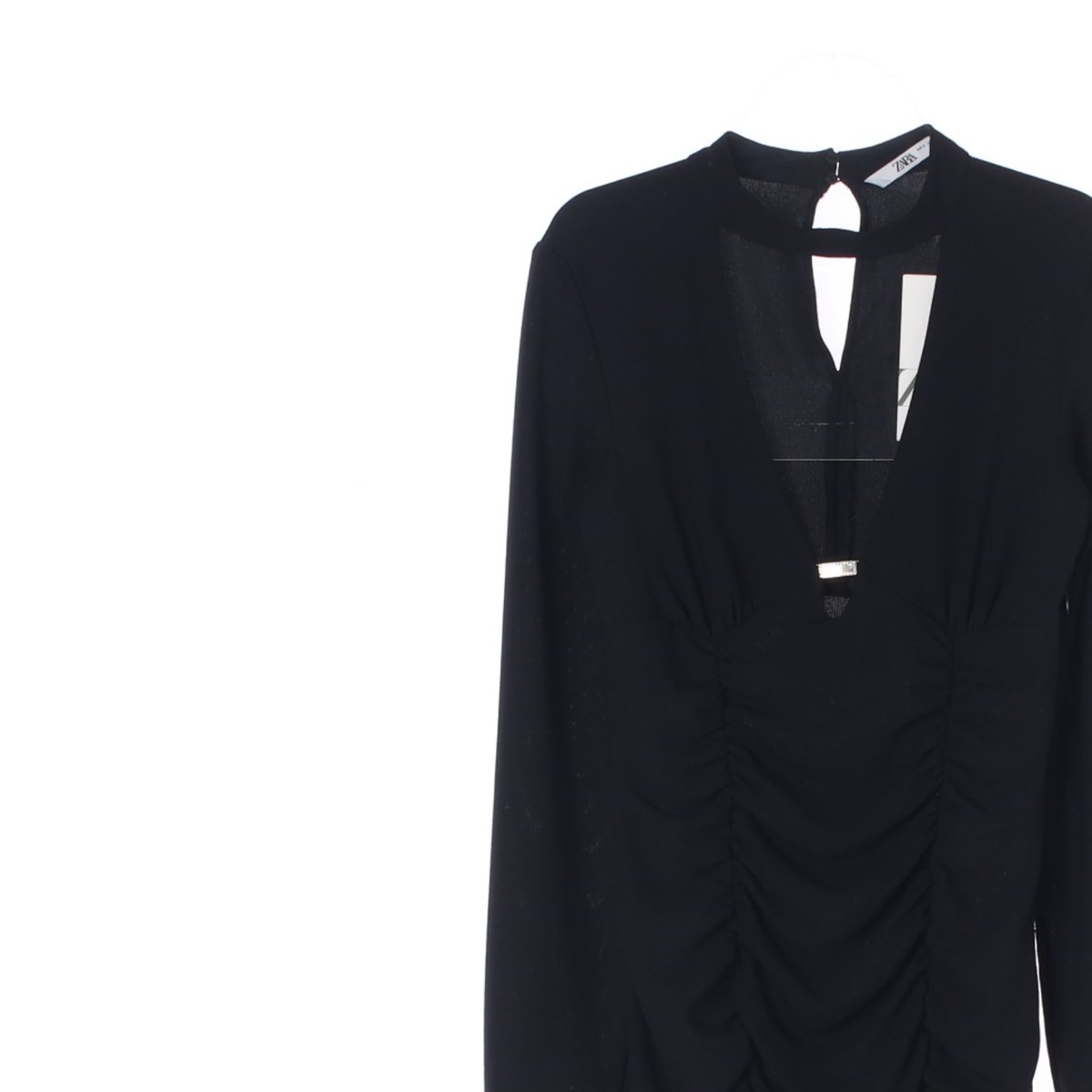 자라 블랙 셔링 칵테일드레스 이미지 2