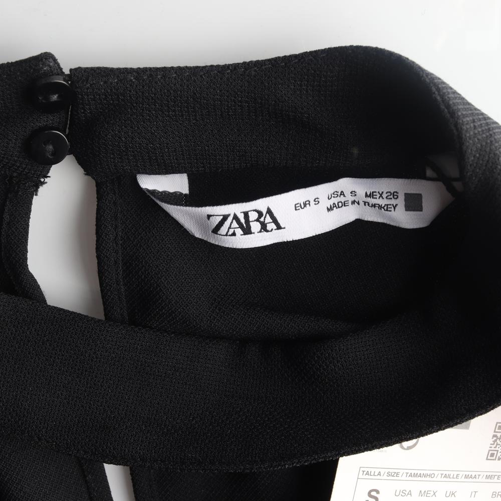 자라 블랙 셔링 칵테일드레스 이미지 5