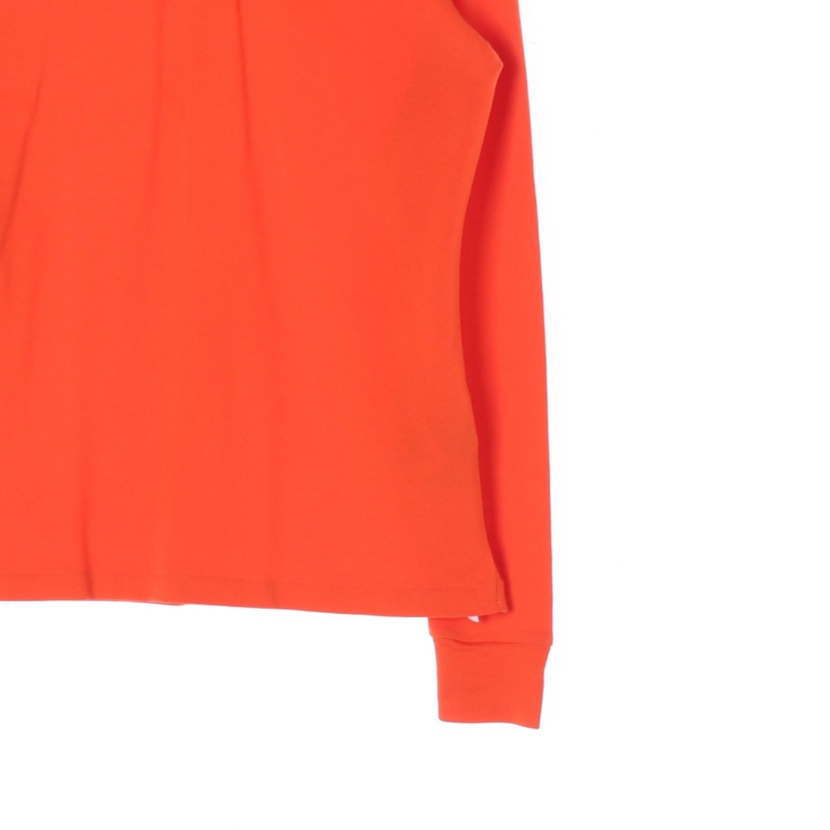 폴로 랄프 로렌 골프 오렌지 긴팔 카라 폴로 티셔츠 이미지 3