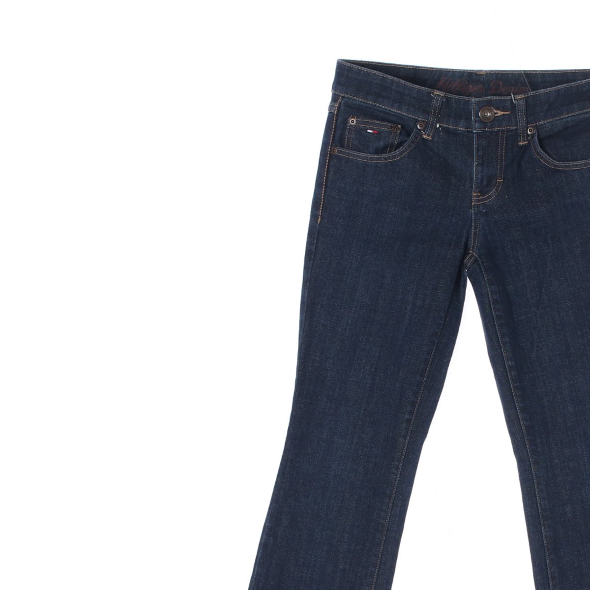 타미힐피거 로우라이즈 진청 부츠컷 데님 청바지 이미지 2