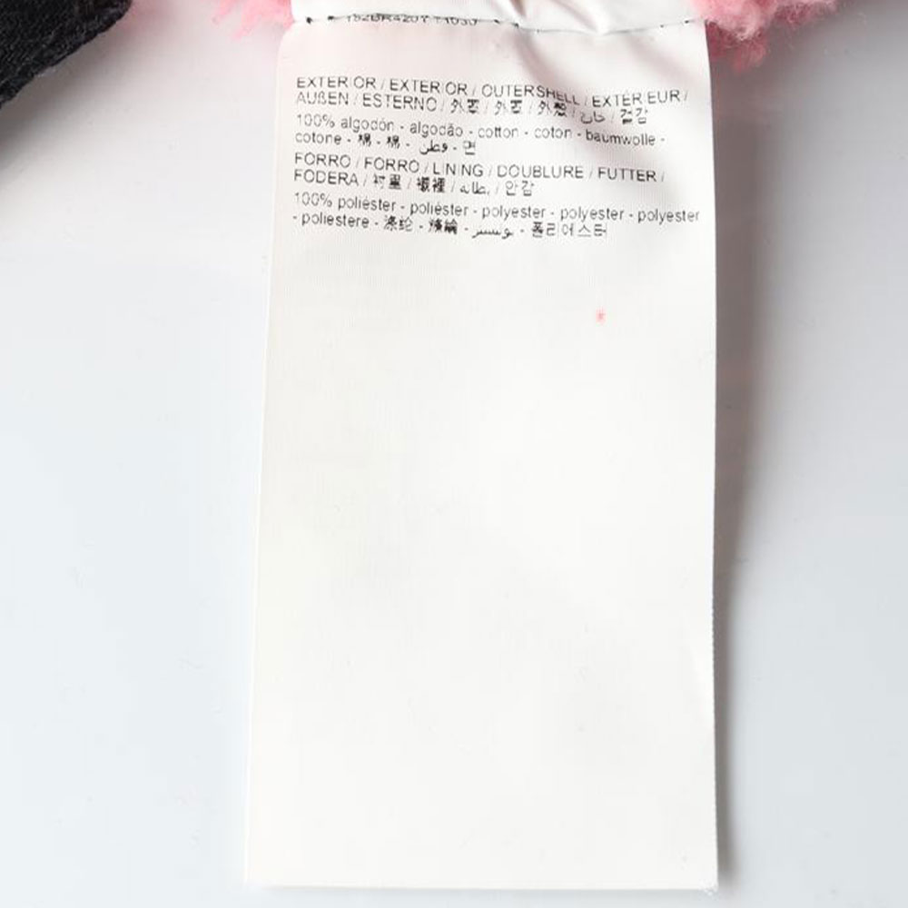 빔바이롤라 핑크 퍼안감 트럭커 블랙 데님 청자켓 이미지 7