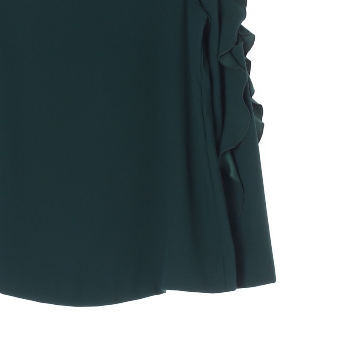 클럽모나코 딥그린 러플 소매 블라우스 이미지 3
