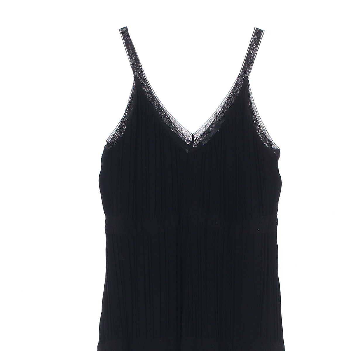 자라 골지 코튼 니트 슬립 롱 드레스 이미지 2