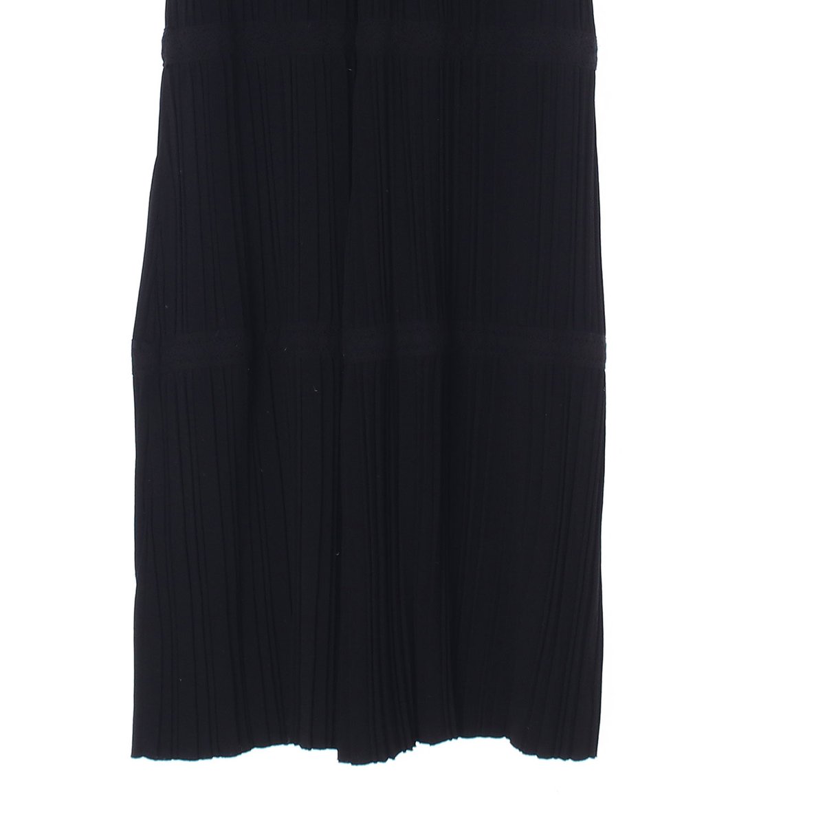 자라 골지 코튼 니트 슬립 롱 드레스 이미지 3