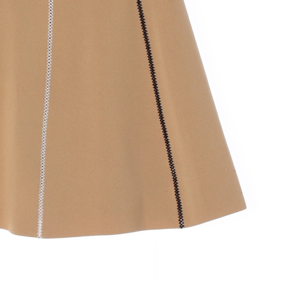 산드로 베이지 니트 플레어 스커트 이미지 3