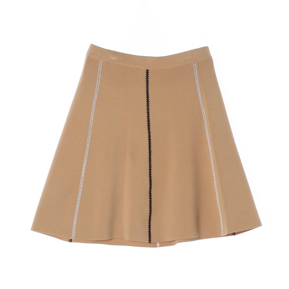 산드로 베이지 니트 플레어 스커트 이미지 4