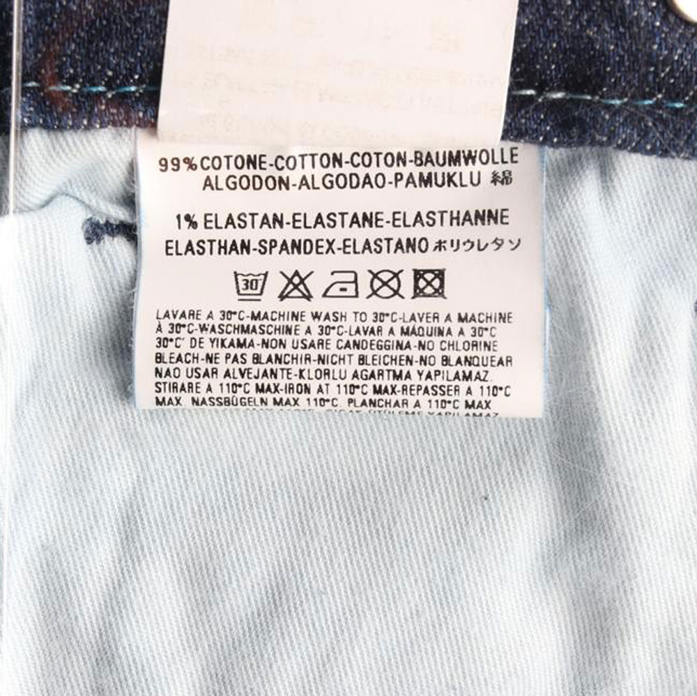 디젤 로우라이즈 부츠컷 청바지 이미지 6