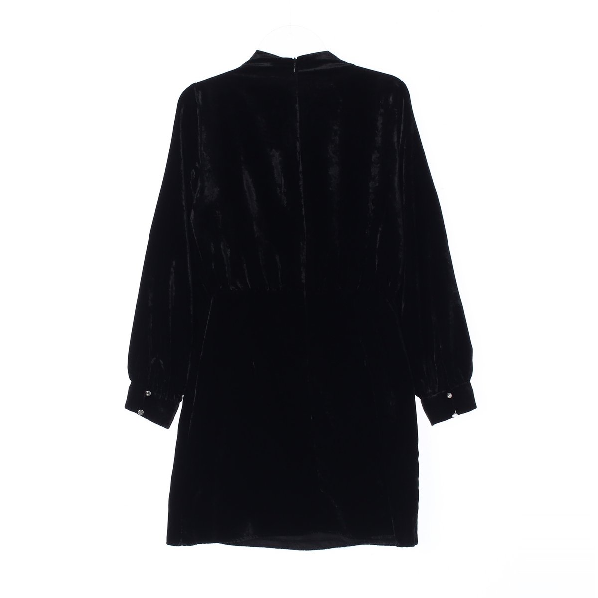 자라 반하이넥 벨벳 미니 원피스 이미지 4