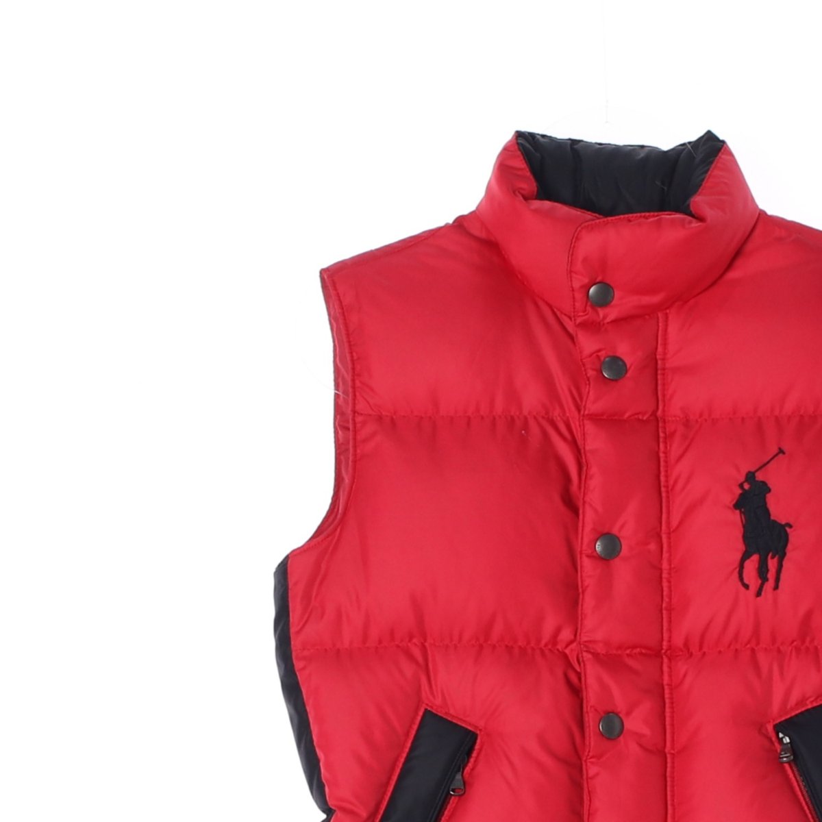 폴로 랄프 로렌 레드 빅포니 덕다운 패딩조끼 이미지 2
