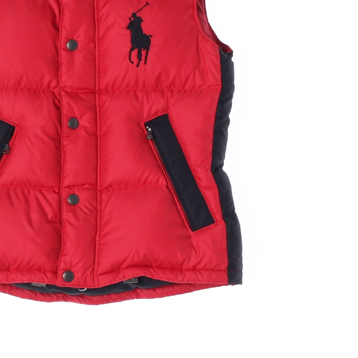폴로 랄프 로렌 레드 빅포니 덕다운 패딩조끼 이미지 3