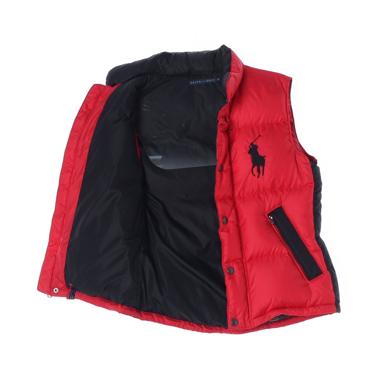 폴로 랄프 로렌 레드 빅포니 덕다운 패딩조끼 이미지 4