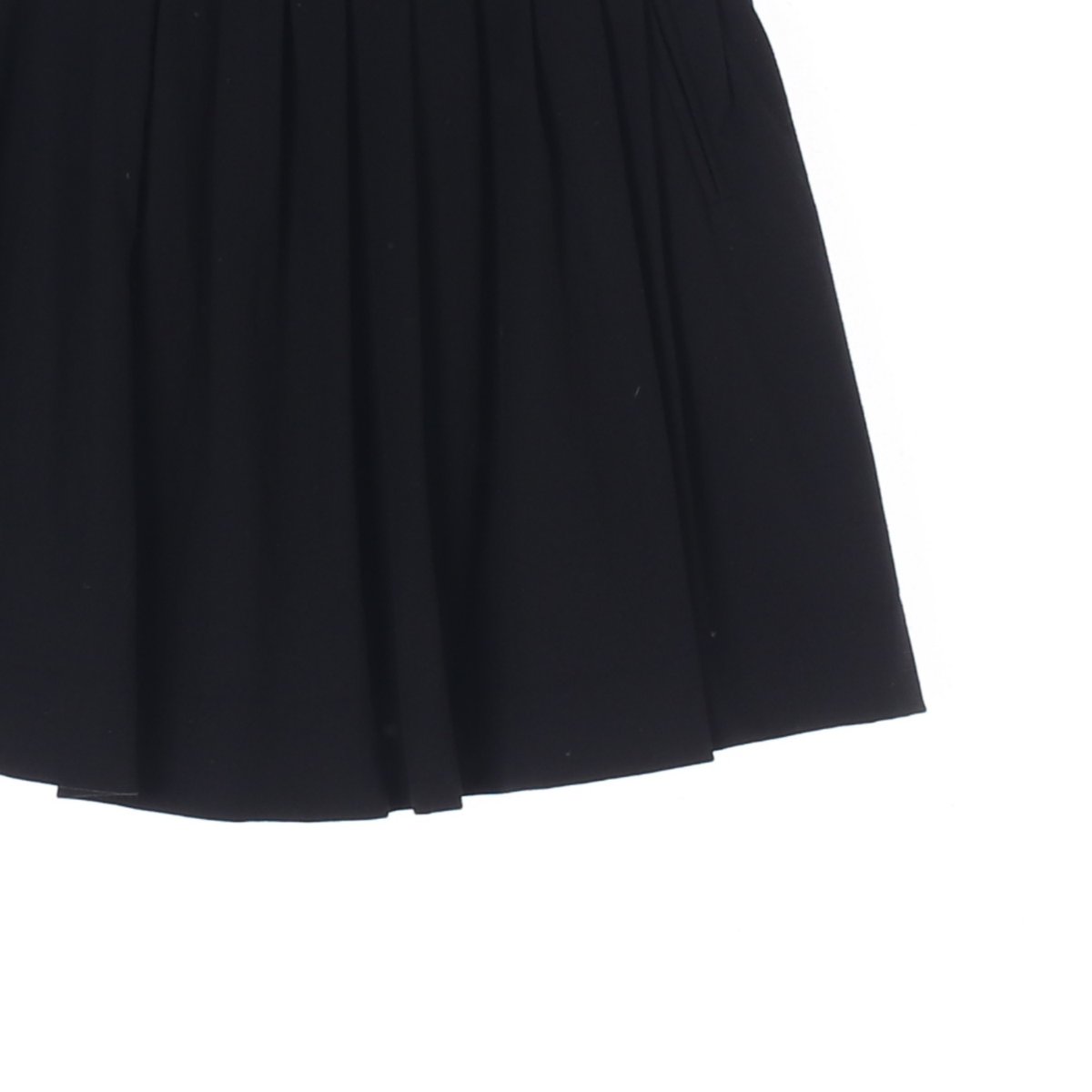 클럽모나코 블랙 울 미디 플리츠스커트 이미지 3