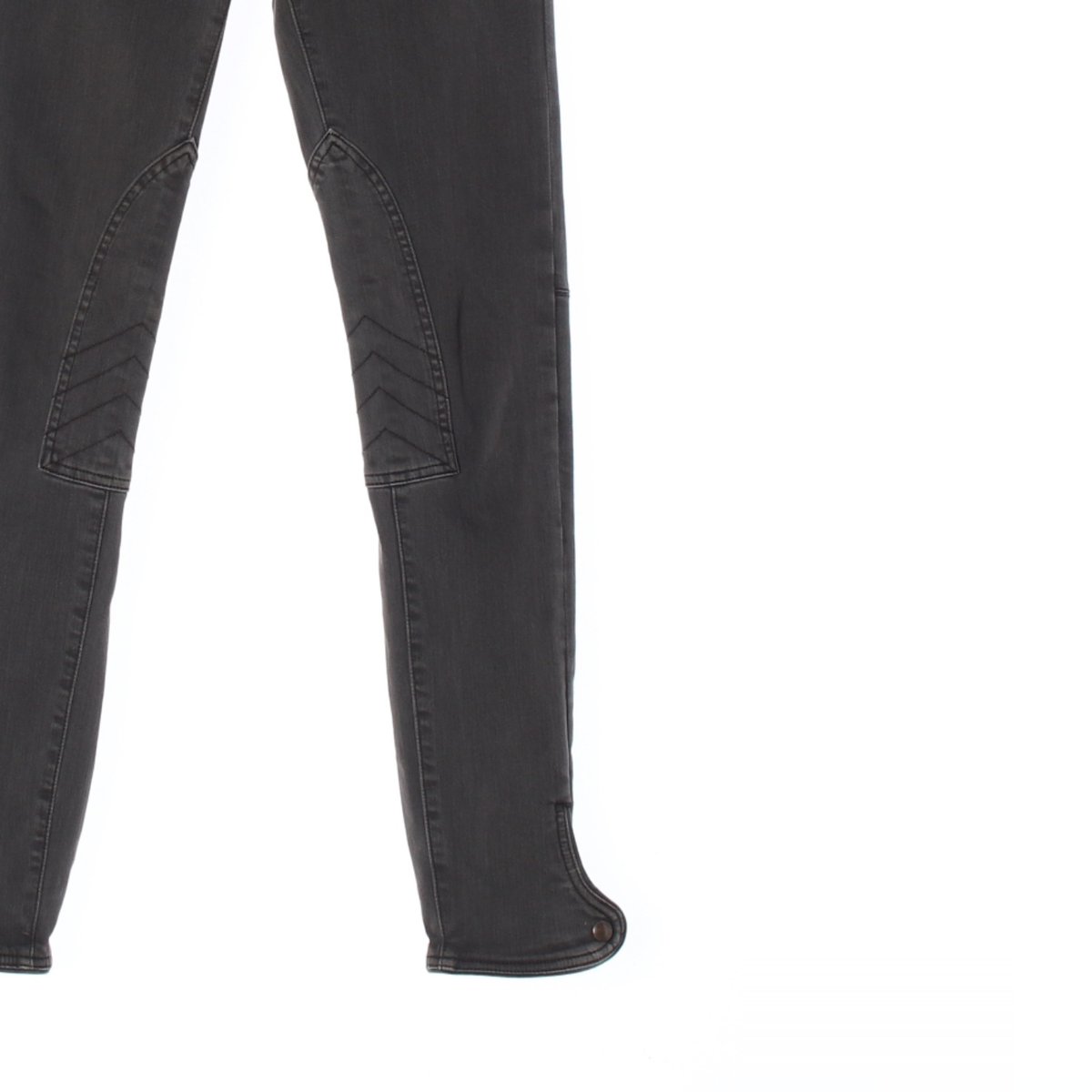 폴로 랄프 로렌 그레이 발목 버튼 데님 청바지 이미지 3