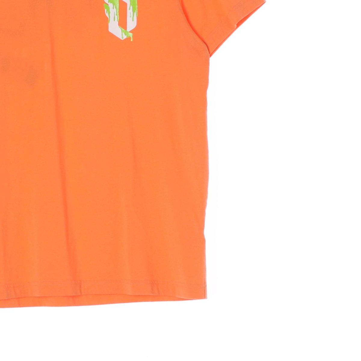 아디다스 오렌지 DAME SAUCE 반팔 라운드 티셔츠 이미지 3