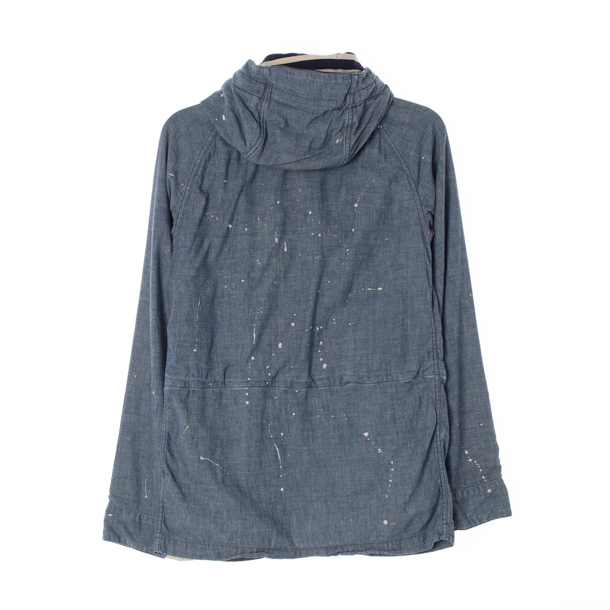 데님앤서플라이 페인팅 데님 후드 트럭커 자켓 이미지 5