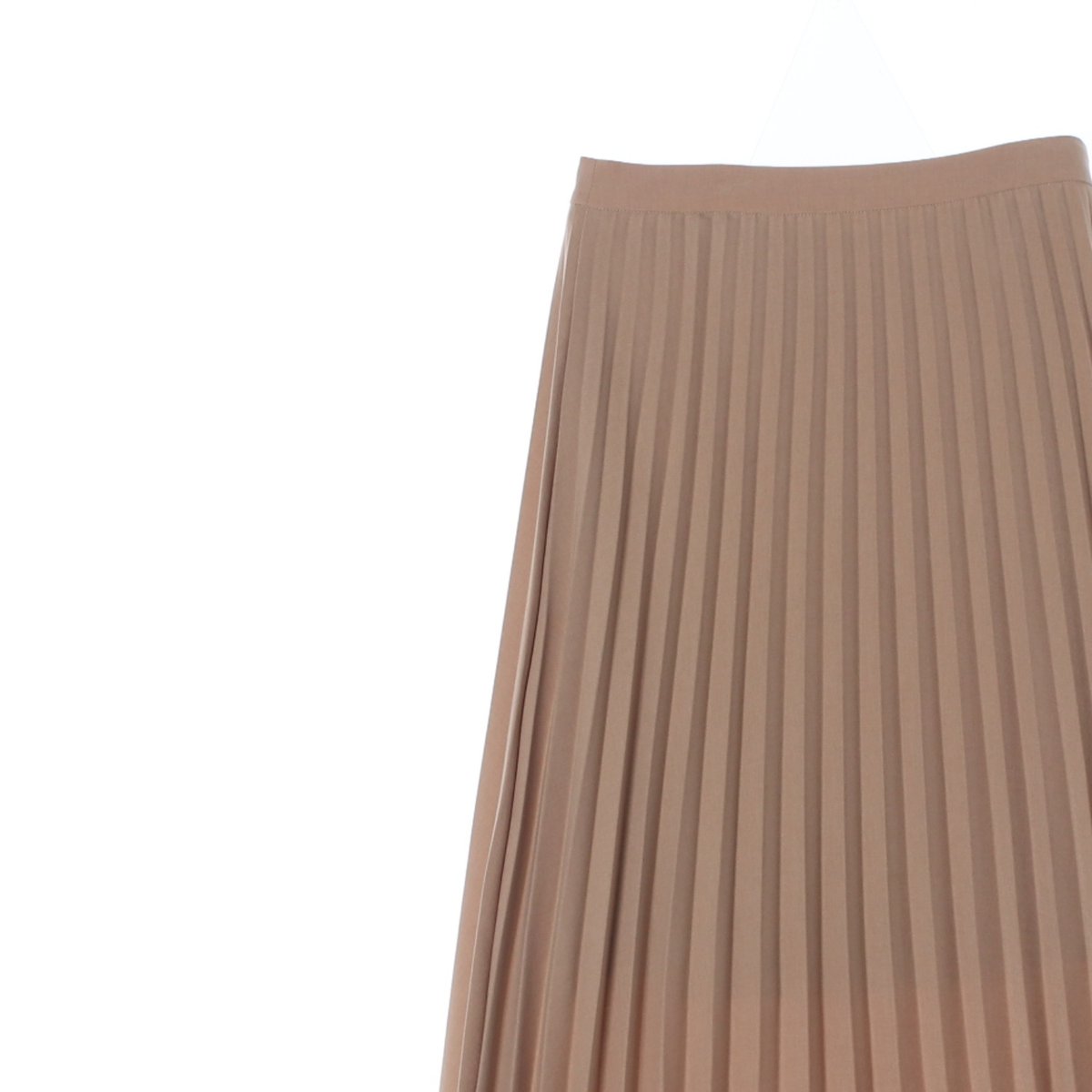 잇미샤 베이지 아이보리 플리츠 롱 스커트 이미지 2