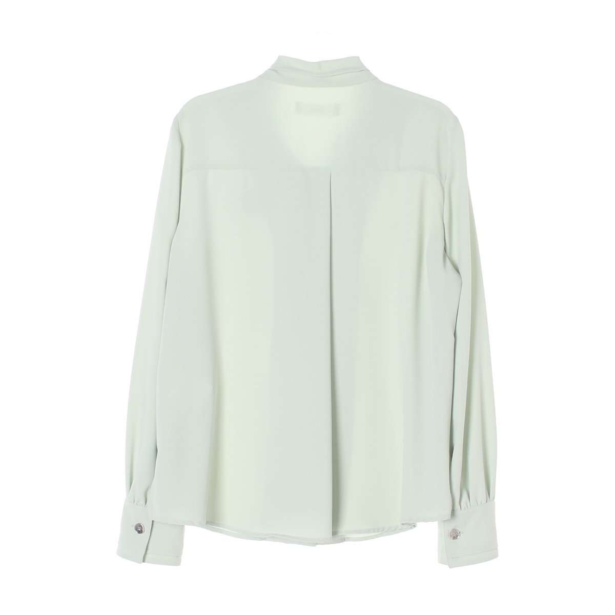 라인 피스타치오 리본 타이 블라우스 이미지 4