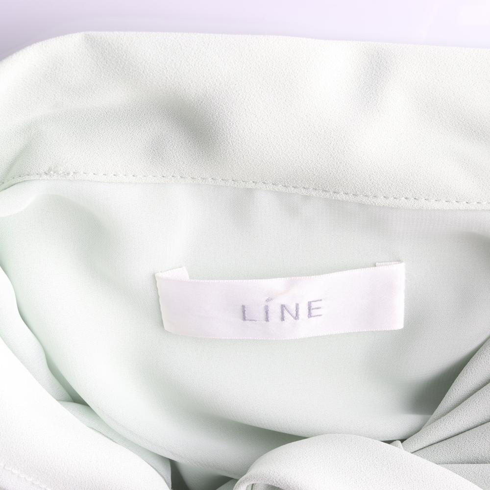 라인 피스타치오 리본 타이 블라우스 이미지 5