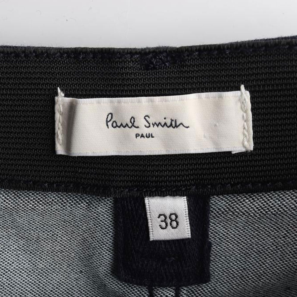 폴스미스 진청 지퍼 허리밴딩 데님 스커트 이미지 5