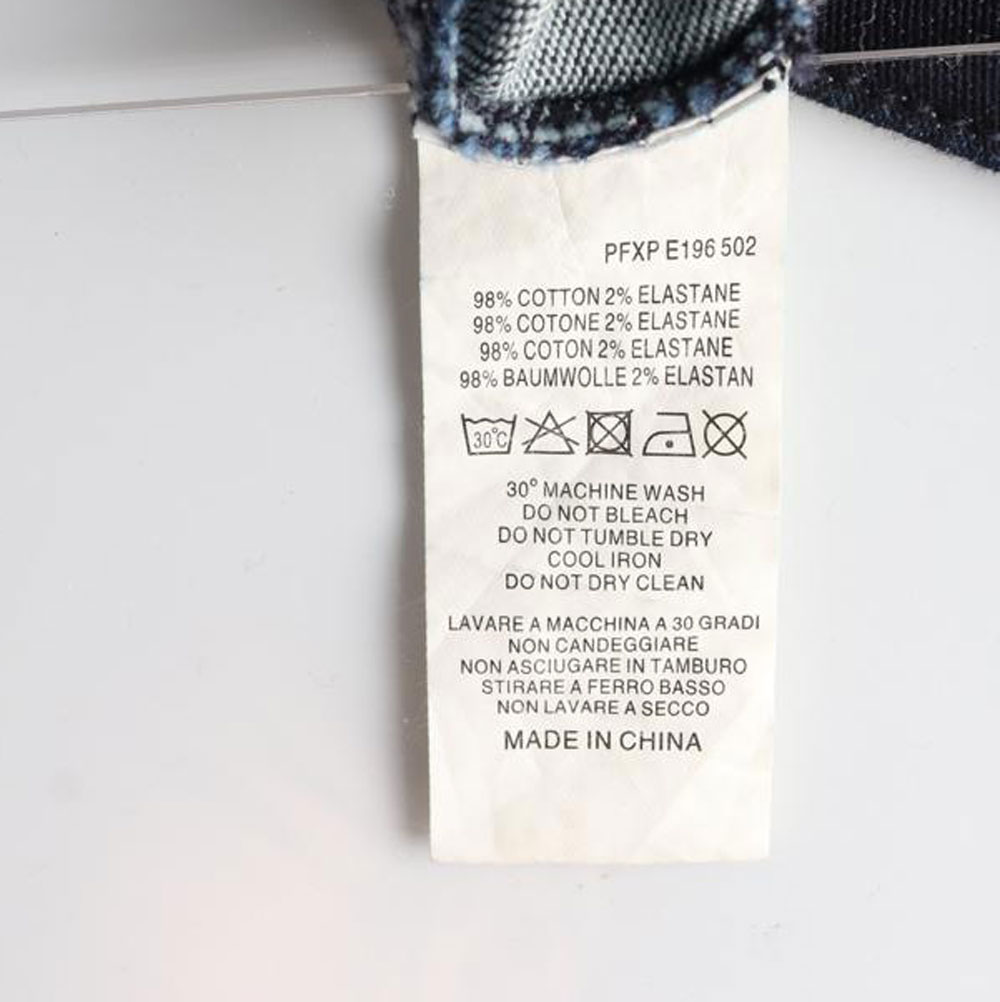 폴스미스 진청 지퍼 허리밴딩 데님 스커트 이미지 6