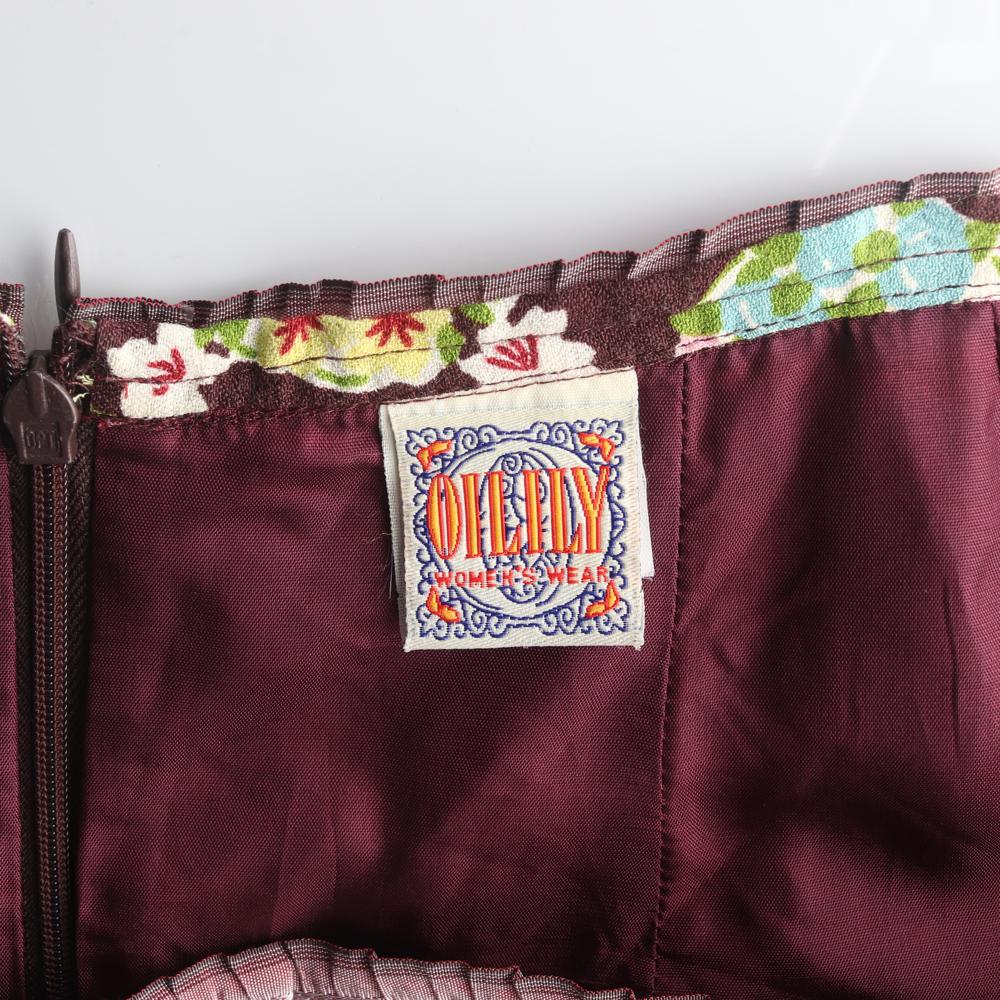 오일릴리 플라워패턴 긱시크 스커트 이미지 5