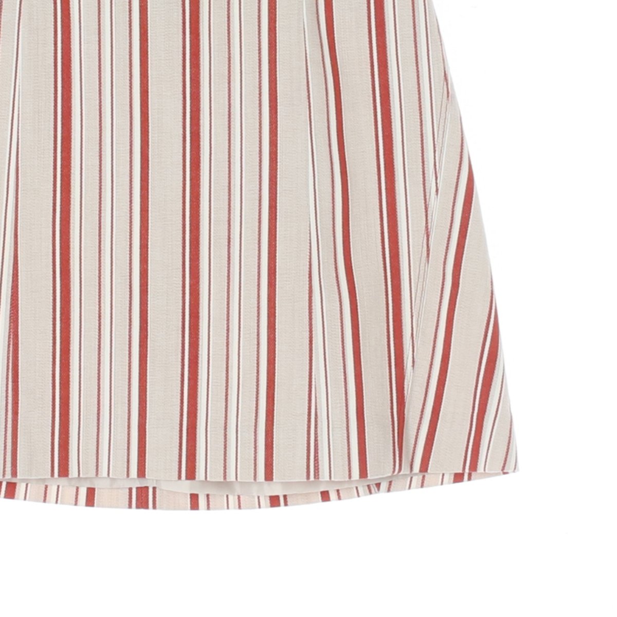 시스템 스트라이프 A라인 미니 스커트 이미지 3