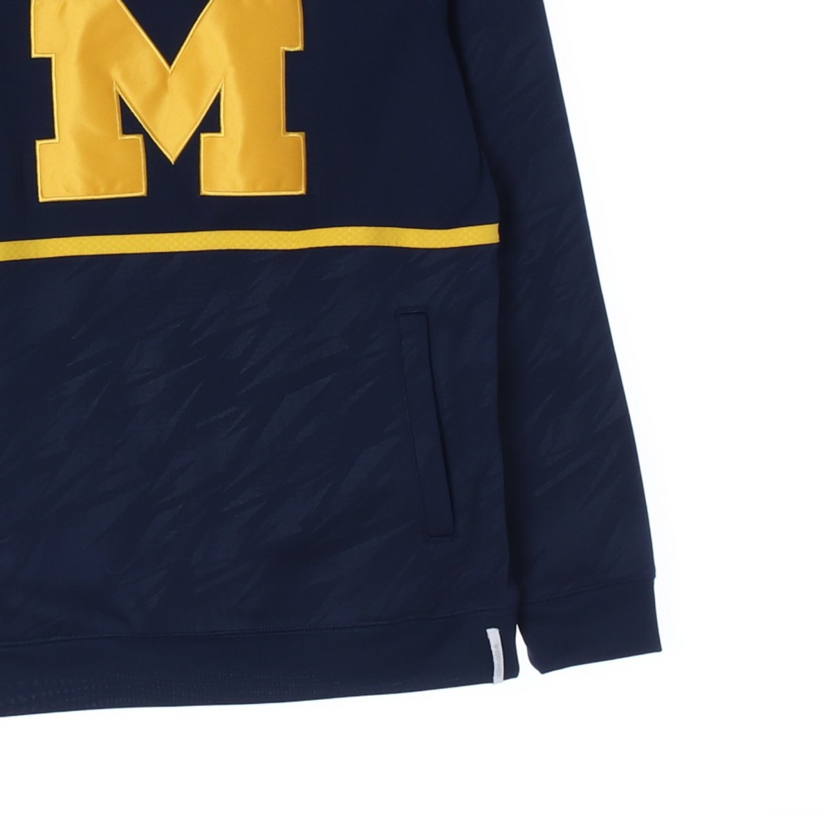 아디다스 네이비 미시간 기모 후드티셔츠 이미지 3