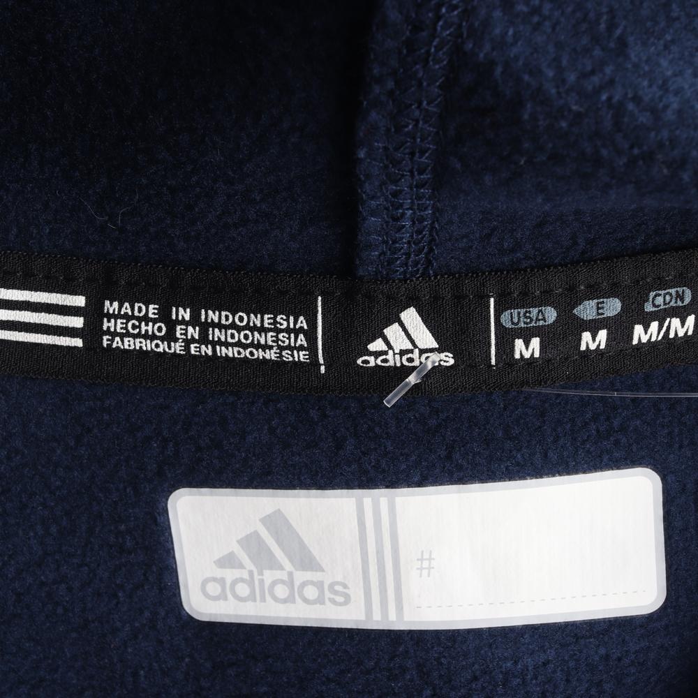 아디다스 네이비 미시간 기모 후드티셔츠 이미지 5