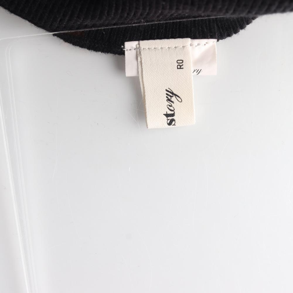 로미스토리 블랙 코튼 기본 미니 스커트 이미지 5