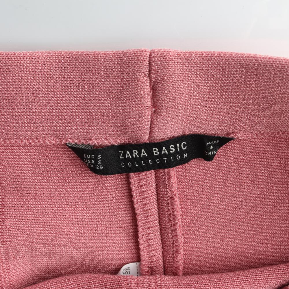 자라 핑크 니트 플레어 스커트 이미지 5