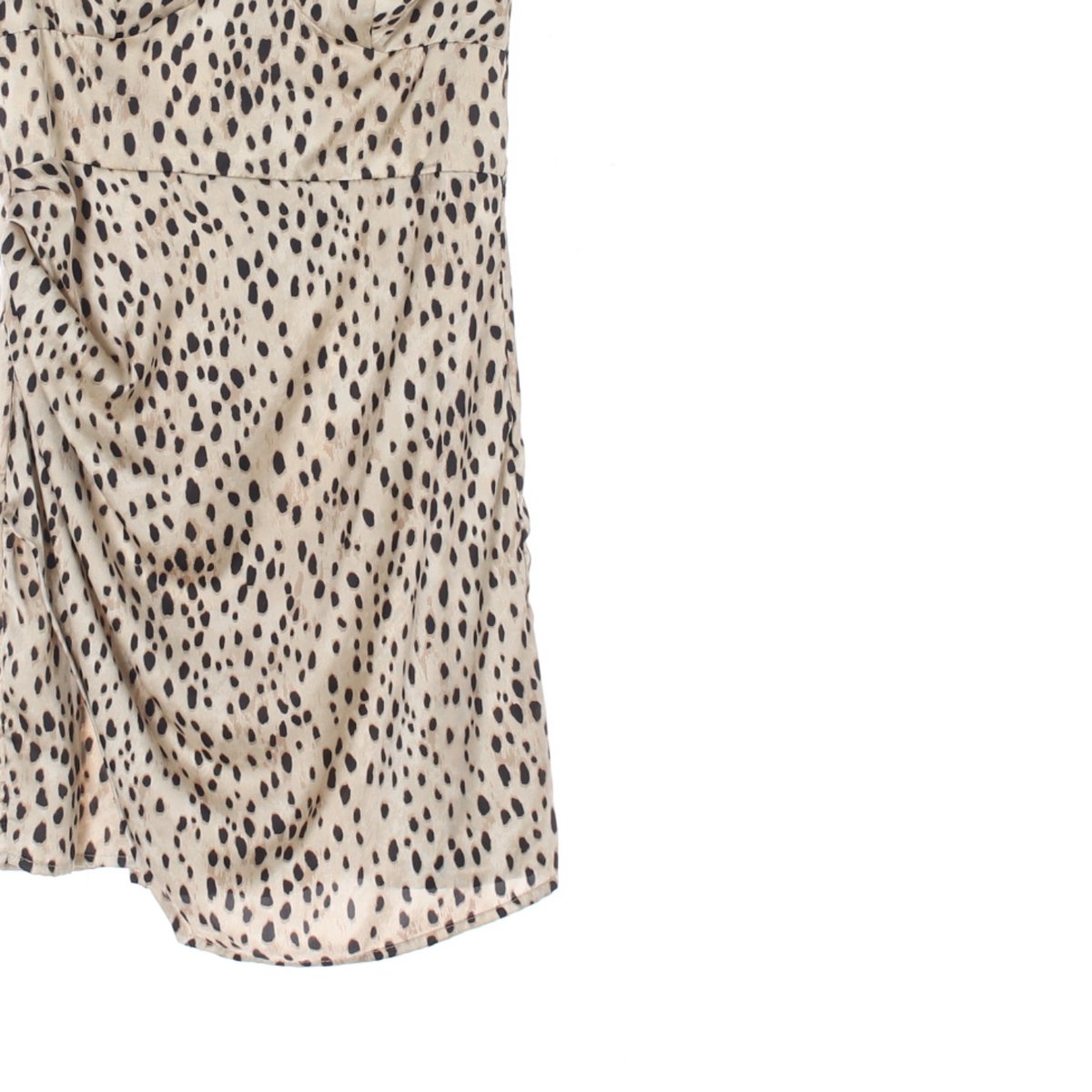 자라 레오파드 뷔스티에 슬립 미니 드레스 이미지 3