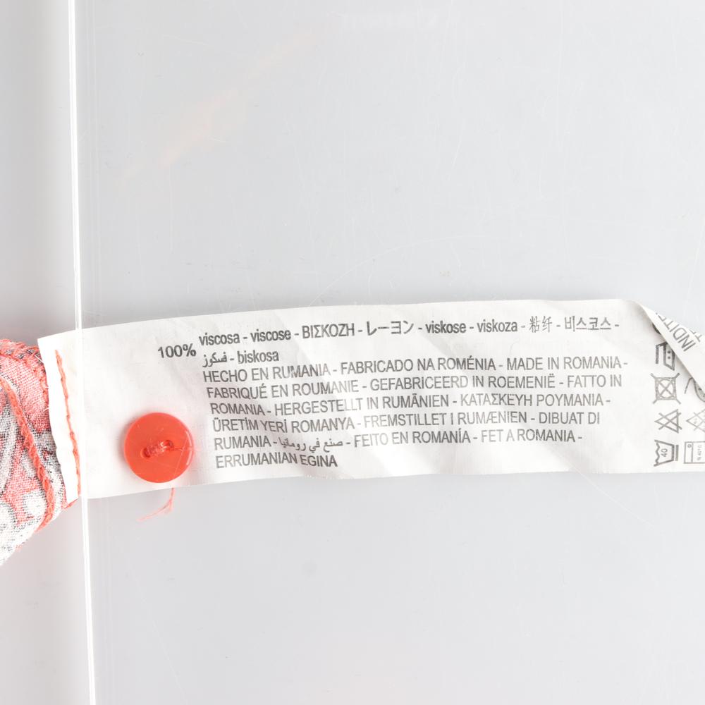 자라 오렌지 플라워 퍼프 맥시 롱드레스 이미지 6