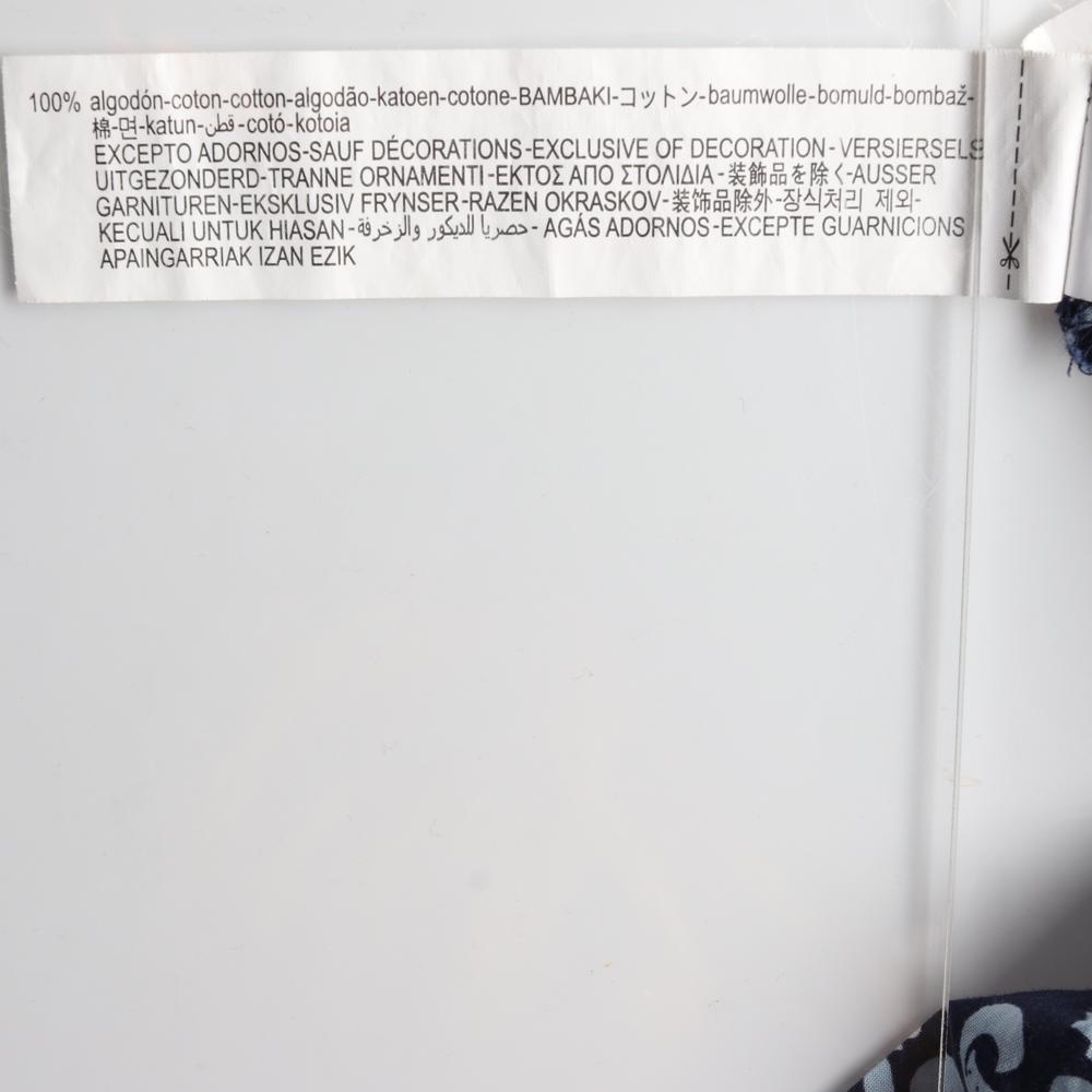 자라 블루 패턴 오버핏 셔츠 미니 원피스 이미지 6