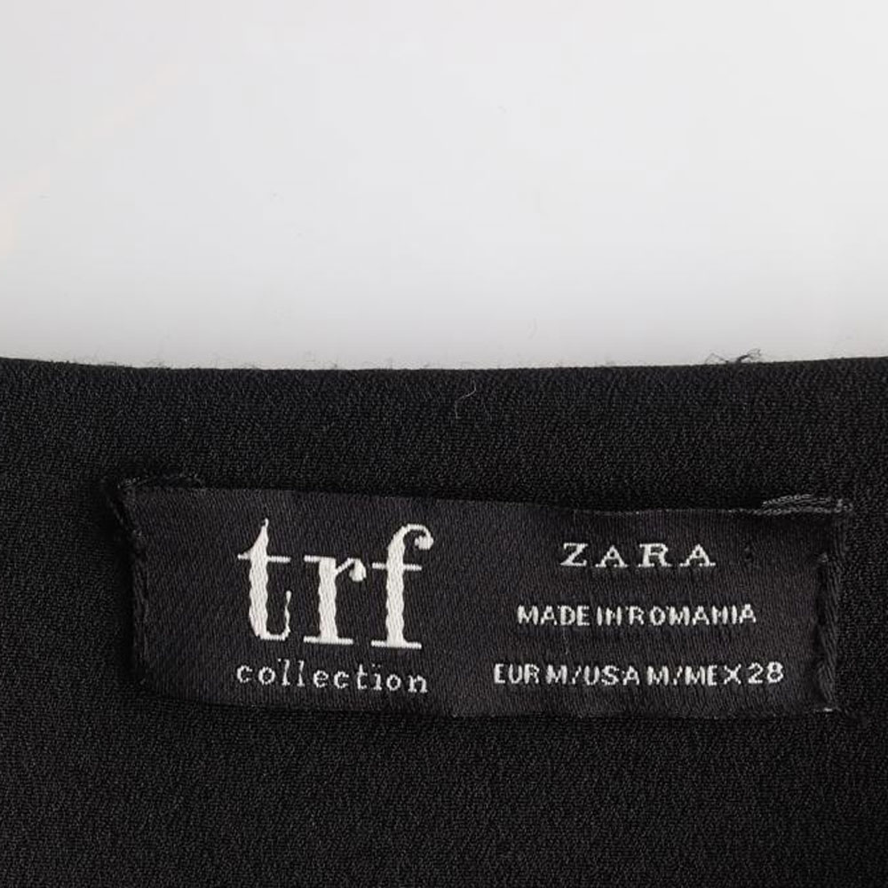 자라 브라운 레오파드 브이넥 셔츠 롱원피스 이미지 5