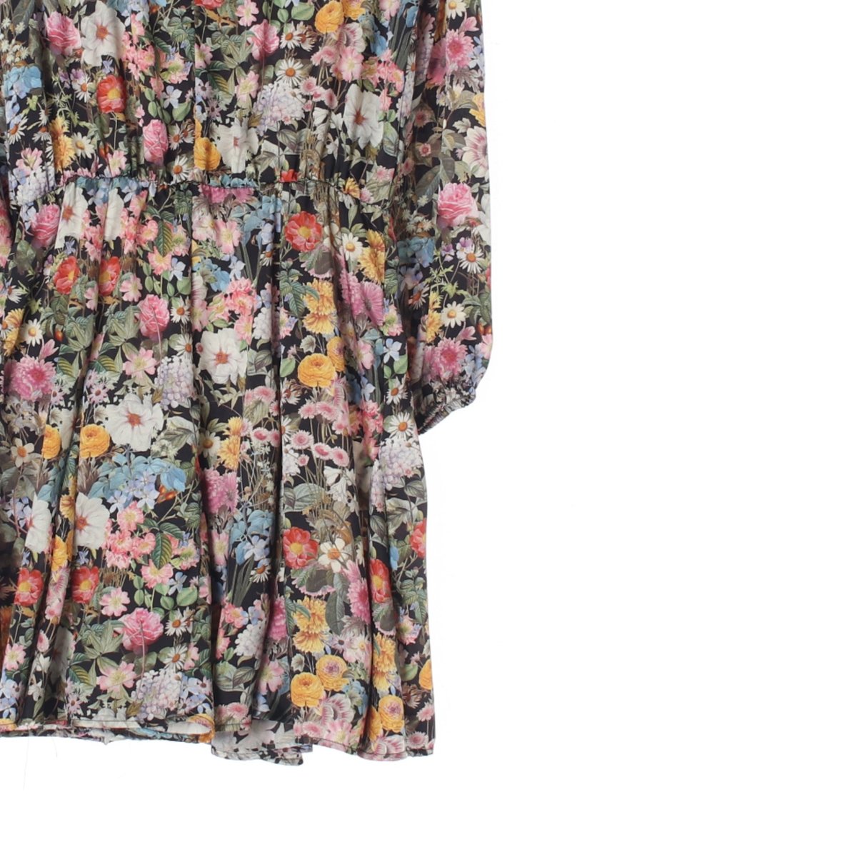 자라 플라워 브이넥 긴팔 미니 튜닉원피스 이미지 3