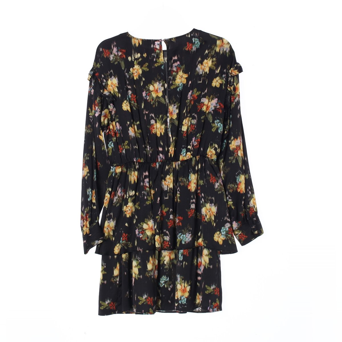 자라 블랙 플라워 튜닉원피스 이미지 4