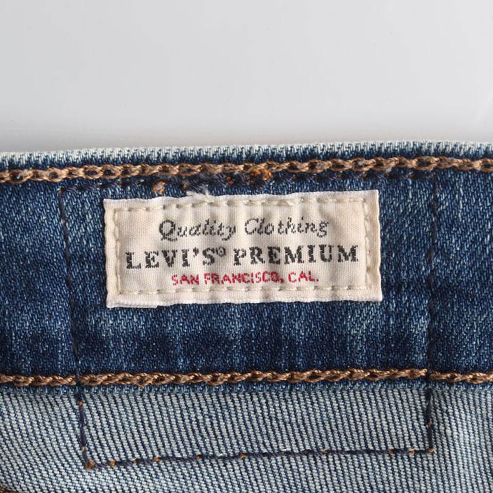 리바이스 중청 스키니핏 데님 청바지 이미지 5