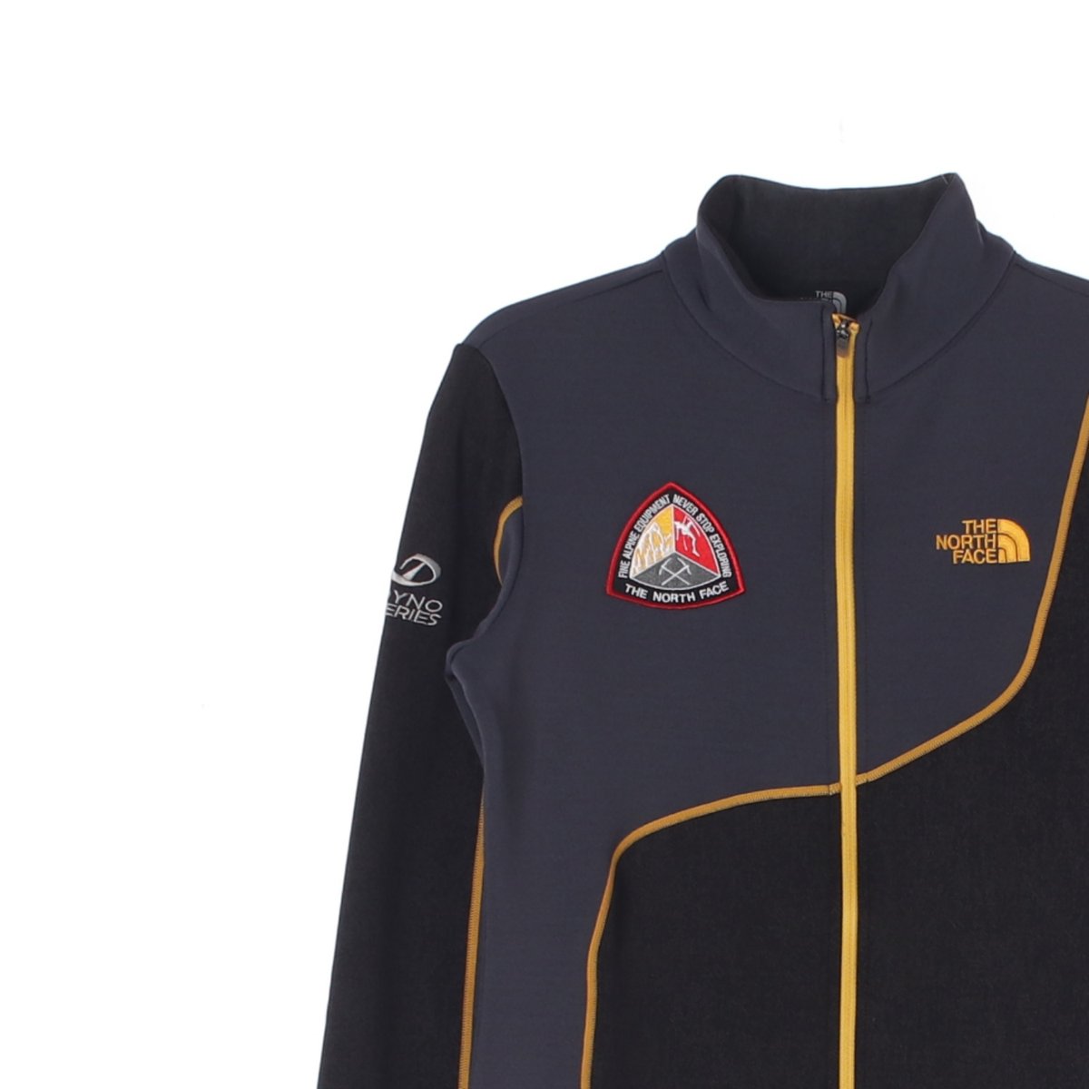 노스페이스 블랙 그레이 기모 집업재킷 이미지 2