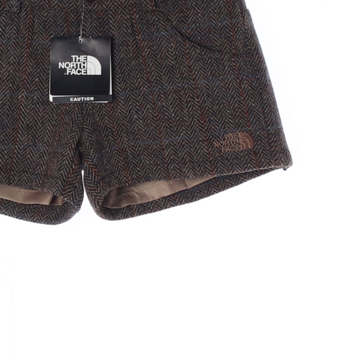 노스페이스 울100 브라운 겨울 반바지 팬츠 이미지 3