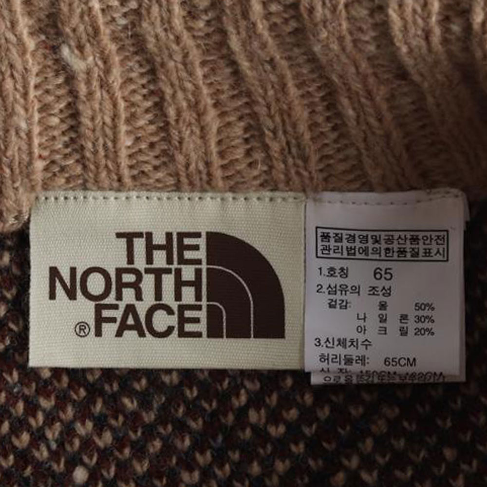 노스페이스 베이지 울 니트 미니 스커트 이미지 5